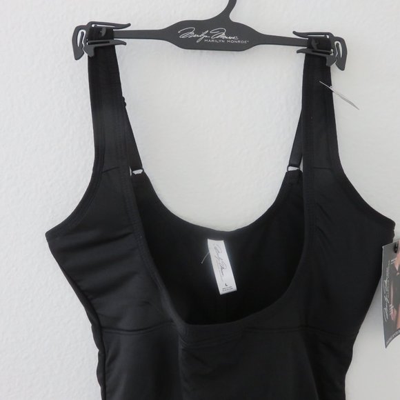(#E-1) MARILYN MONROE Black SHAPING WYOB BODYSUIT - Picture 4 of 8